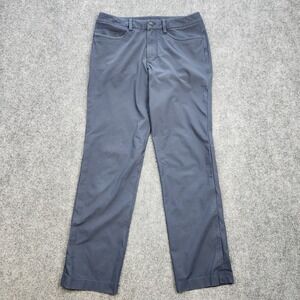 Lululemon ABC Pants Mens 30 Blue Warpstream Trouser‎ Stretch Chino Casual Golf